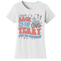 Groovy Back Up Terry Put It In Reverse Firework 4th Of July Women's T-Shirt