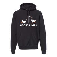 Goose Bumps Volleyball Set Spike Funny Premium Hoodie