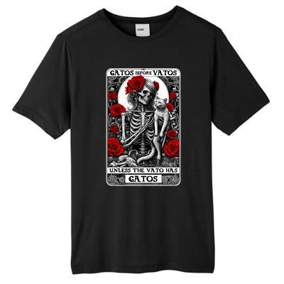 Gatos Before Vatos Unless The Vato Has Gatos Tall Fusion ChromaSoft Performance T-Shirt