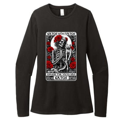 Gatos Before Vatos Unless The Vato Has Gatos Womens CVC Long Sleeve Shirt