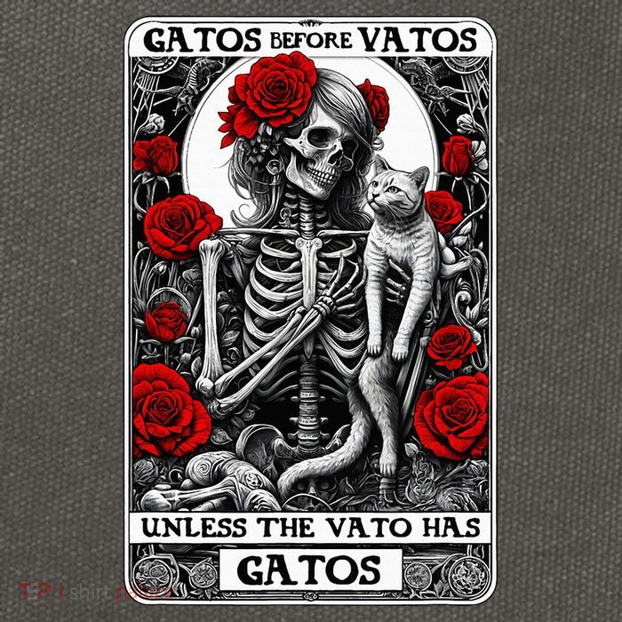 Gatos Before Vatos Unless The Vato Has Gatos Cotton Canvas Backpack