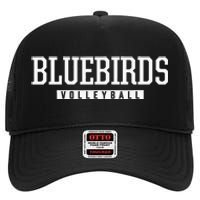 Goessel Bluebirds Volleyball Hs High Crown Mesh Back Trucker Hat