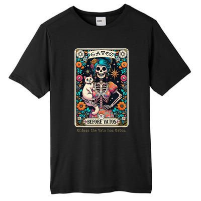 Gatos Before Vatos Unless The Vato Has Gatos Tall Fusion ChromaSoft Performance T-Shirt