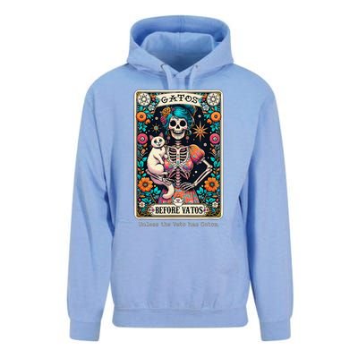 Gatos Before Vatos Unless The Vato Has Gatos Unisex Surf Hoodie