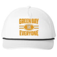 Green Bay Vs Everyone Snapback Five-Panel Rope Hat