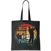 Golf Ball Vintage Best Pops Par Golf Dad Gift For Father's Day Tote Bag