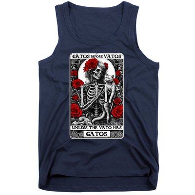 Gatos Before Vatos Unless The Vato Has Gatos Funny Tank Top