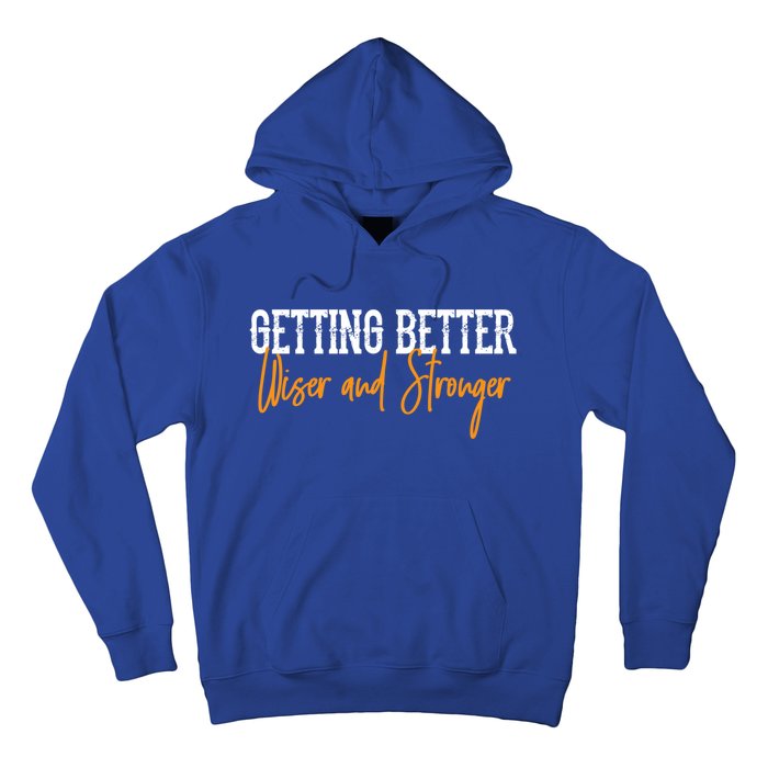 Getting Better, Wiser, Stronger Hoodie