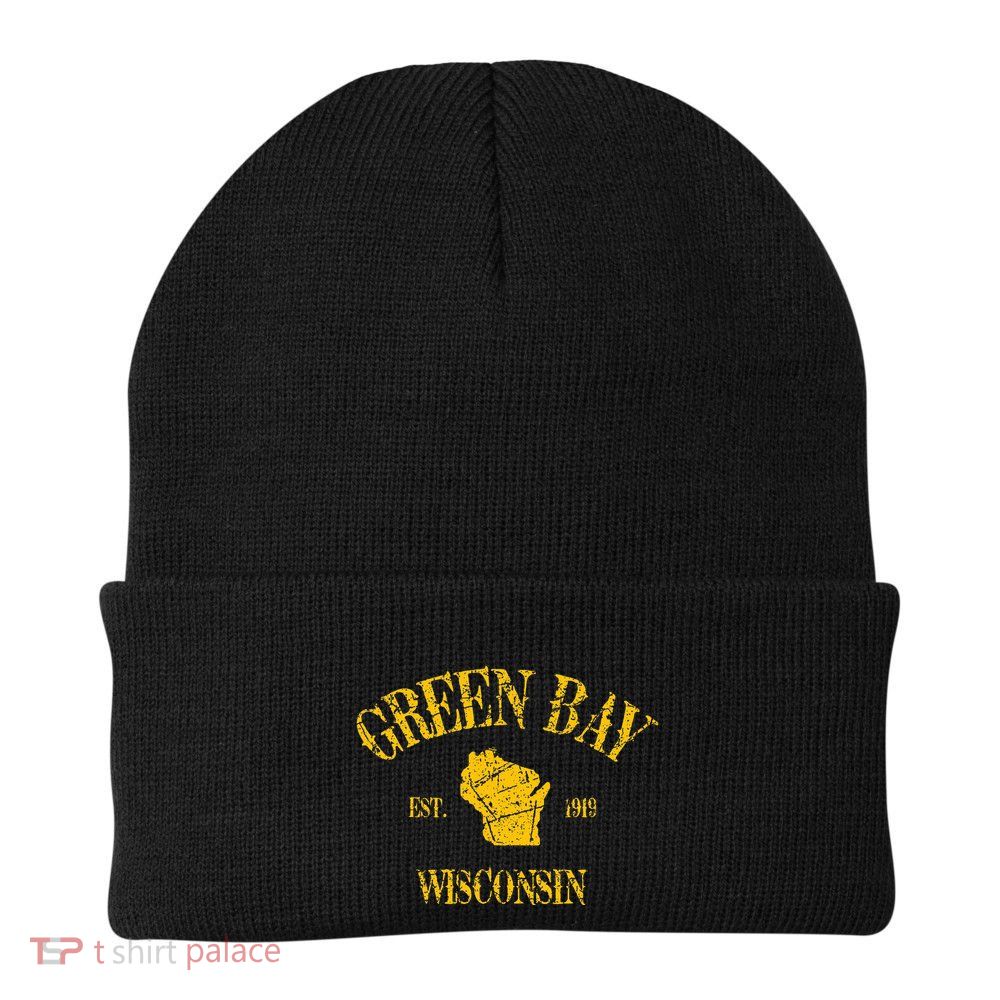 Green Bay Wisconsin Vintage Sports Beanie