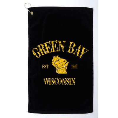 Green Bay Wisconsin Vintage Sports Golf Towel