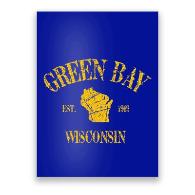 Green Bay Wisconsin Vintage Sports Poster