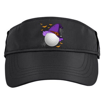 Golf Ball Witch Hat Pumpkin Spooky Halloween Costume Adult Drive Performance Visor