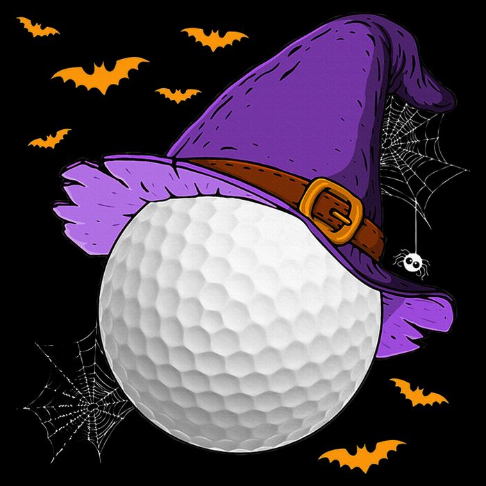 Golf Ball Witch Hat Pumpkin Spooky Halloween Costume 16 in Basic Backpack