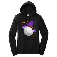 Golf Ball Witch Hat Pumpkin Spooky Halloween Costume Women's Pullover Hoodie