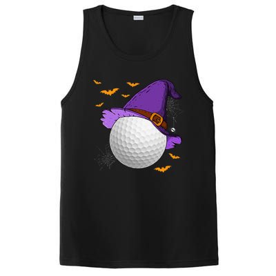 Golf Ball Witch Hat Pumpkin Spooky Halloween Costume PosiCharge Competitor Tank