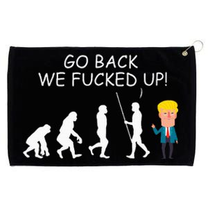 Go Back We Fucked Up Antitrump 2020 Election Apparel .Png Grommeted Golf Towel