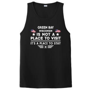 Green Bay Wisconsin Place To Stay Usa Town Home City Great Gift PosiCharge Competitor Tank