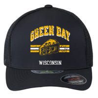 Green Bay Wisconsin Cheesehead Retro Pride Vintage Cheese Flexfit Unipanel Trucker Cap