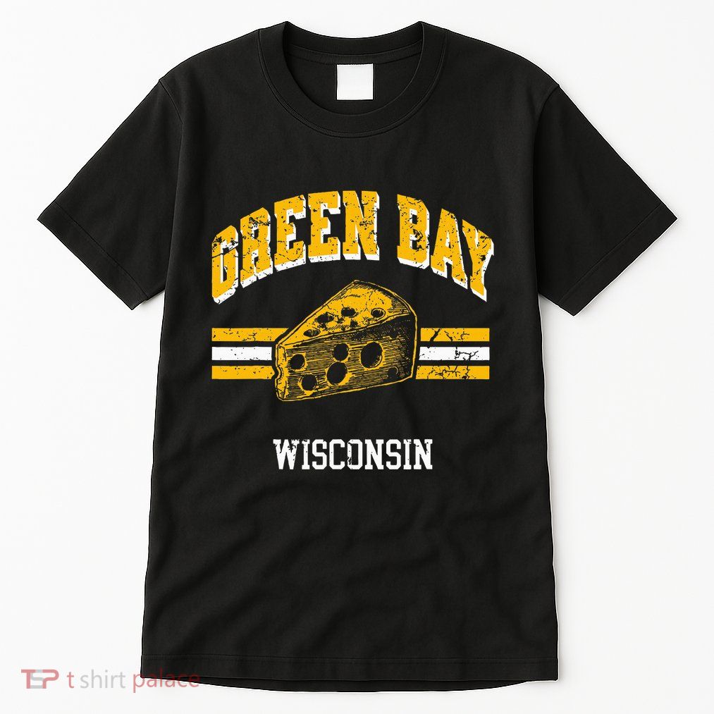 Green Bay Wisconsin Cheesehead Retro Pride Vintage Cheese Tall T-Shirt