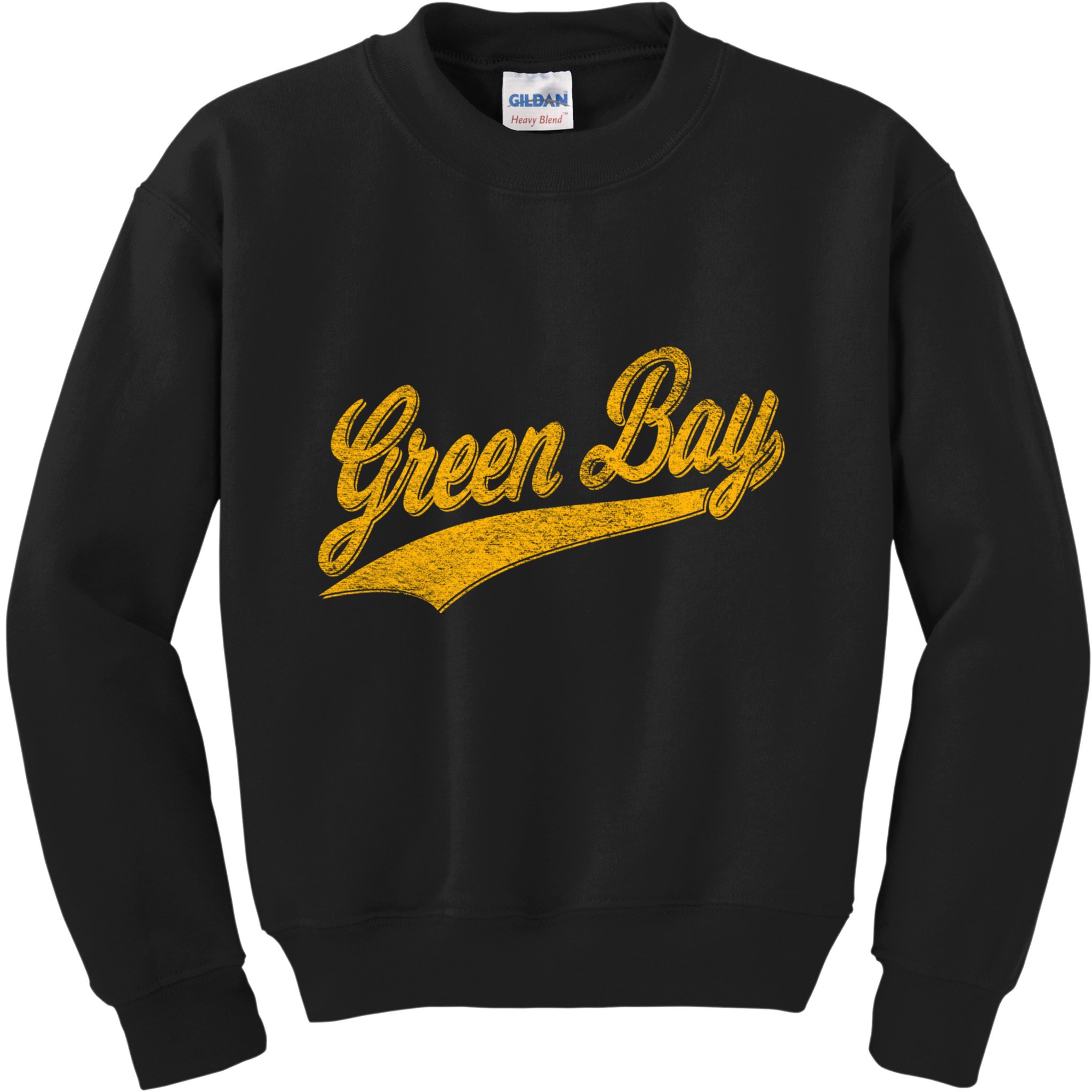 Green Bay Wisconsin Vintage Sports Kids Sweatshirt