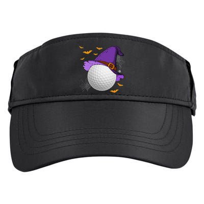 Golf Ball Witch Hat Pumpkin Spooky Halloween Costume Adult Drive Performance Visor