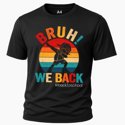 Groovy Bruh We Back Teachers Funny Back To School Performance Shirt