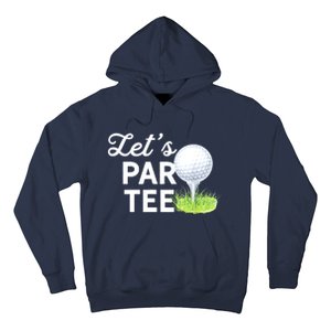 Golf Ball With Pin Funny Golf Club Lets Par Gift Hoodie