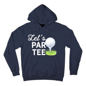 Golf Ball With Pin Funny Golf Club Lets Par Gift Tall Hoodie