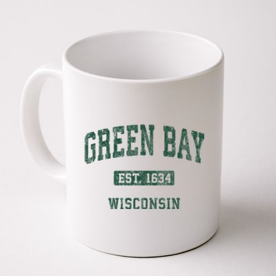 Green Bay Wisconsin Wi Vintage Athletic Sports Design Coffee Mug