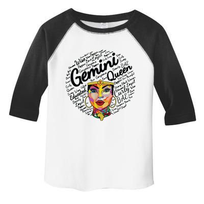 Gemini Black Women Born In May June Gemini Queen Toddler Fine Jersey T-Shirt