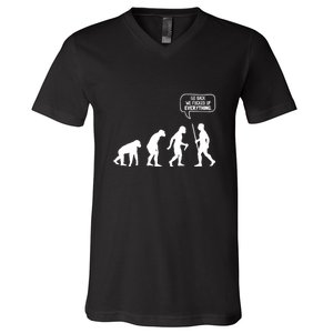 Go Back We Fucked Up Everything V-Neck T-Shirt