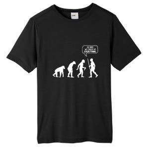 Go Back We Fucked Up Everything Tall Fusion ChromaSoft Performance T-Shirt