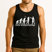 Go Back We Fucked Up Evolution Tank Top