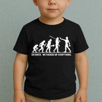 Go Back We Fucked Up Evolution Toddler T-Shirt