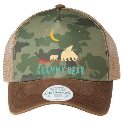 Grammy Bear With 2 Cubs Twice Blessed Grammy Bear Legacy Tie Dye Trucker Hat