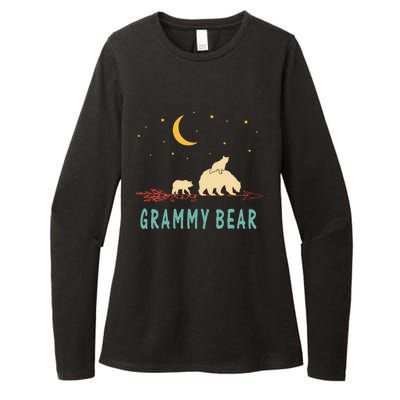 Grammy Bear With 2 Cubs Twice Blessed Grammy Bear Womens CVC Long Sleeve Shirt