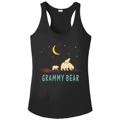 Grammy Bear With 2 Cubs Twice Blessed Grammy Bear Ladies PosiCharge Competitor Racerback Tank