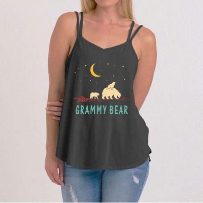 Grammy Bear With 2 Cubs Twice Blessed Grammy Bear Women's Strappy Tank