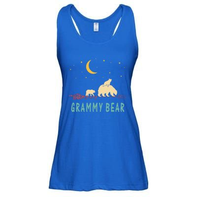 Grammy Bear With 2 Cubs Twice Blessed Grammy Bear Ladies Essential Flowy Tank