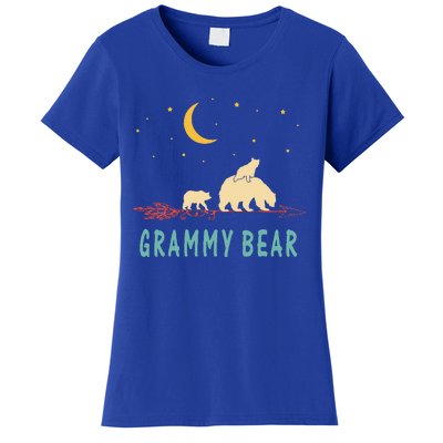 Grammy Bear With 2 Cubs Twice Blessed Grammy Bear Women's T-Shirt