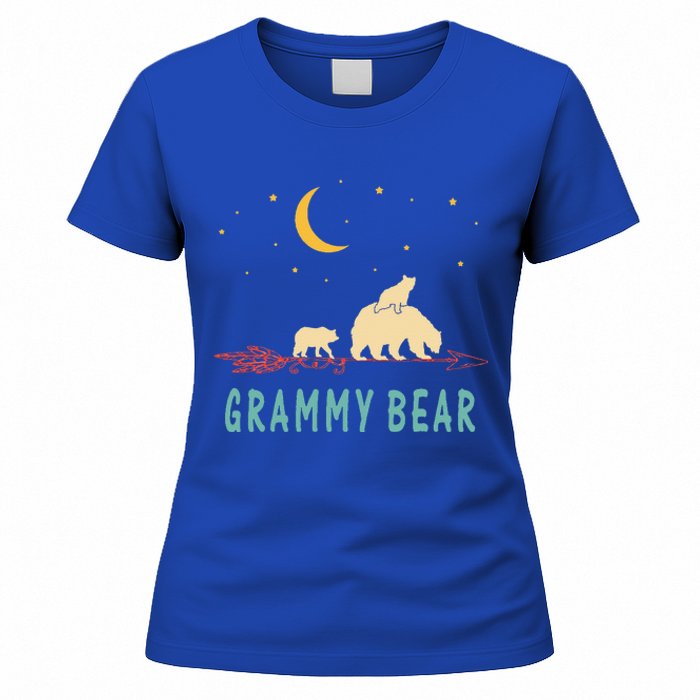 Grammy Bear With 2 Cubs Twice Blessed Grammy Bear Women's T-Shirt