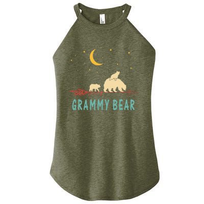 Grammy Bear With 2 Cubs Twice Blessed Grammy Bear Women's Perfect Tri Rocker Tank