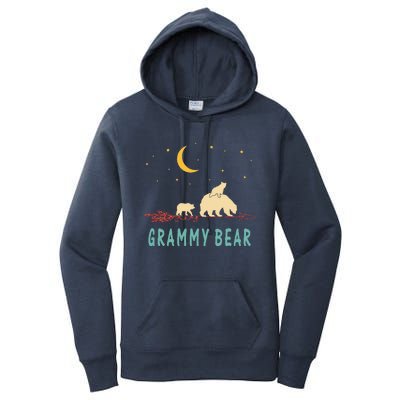 Grammy Bear With 2 Cubs Twice Blessed Grammy Bear Women's Pullover Hoodie