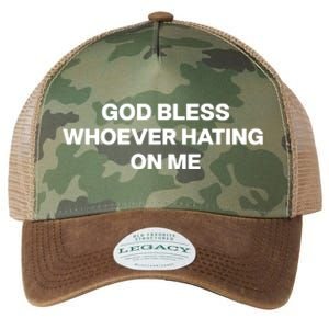 God Bless Whoever Hating On Me Funny Legacy Tie Dye Trucker Hat