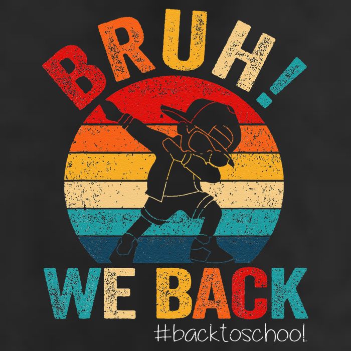 Groovy Bruh We Back Teachers Funny Back To School Adult Drive Performance Visor