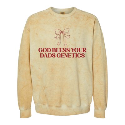 God Bless Your Dads Genetics Apparel Colorblast Crewneck Sweatshirt