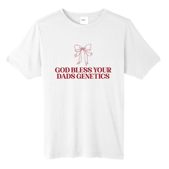 God Bless Your Dads Genetics Apparel Tall Fusion ChromaSoft Performance T-Shirt