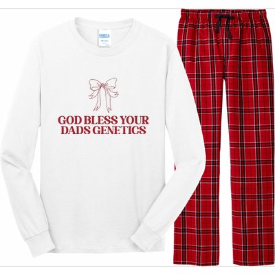 God Bless Your Dads Genetics Apparel Long Sleeve Pajama Set