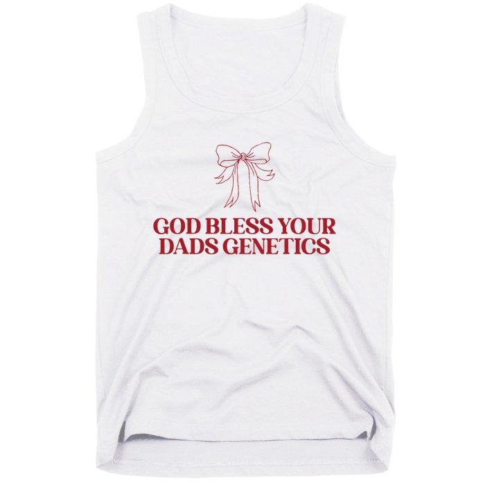 God Bless Your Dads Genetics Apparel Tank Top