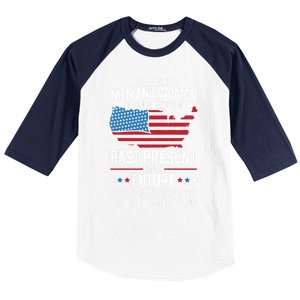 God Bless You And Thank You Usa Flag American Veterans Day Gift Baseball Sleeve Shirt